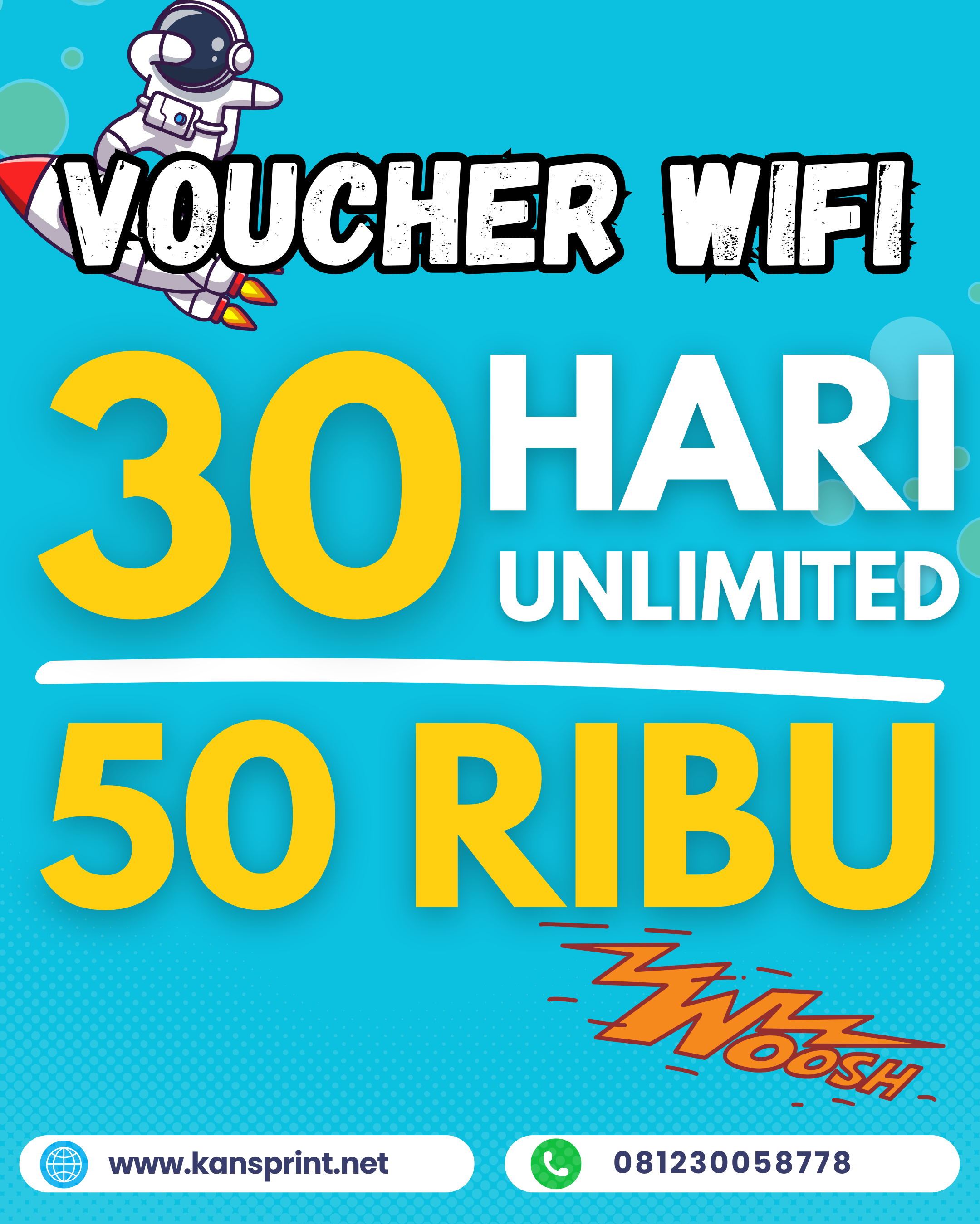 Paket Voucher 1 bulan 50 rb