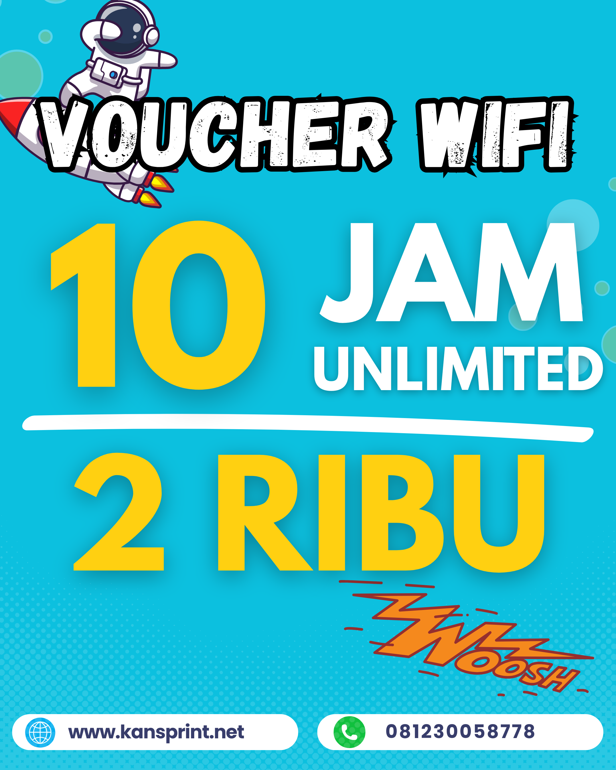Paket Voucher 10 jam 2 rb