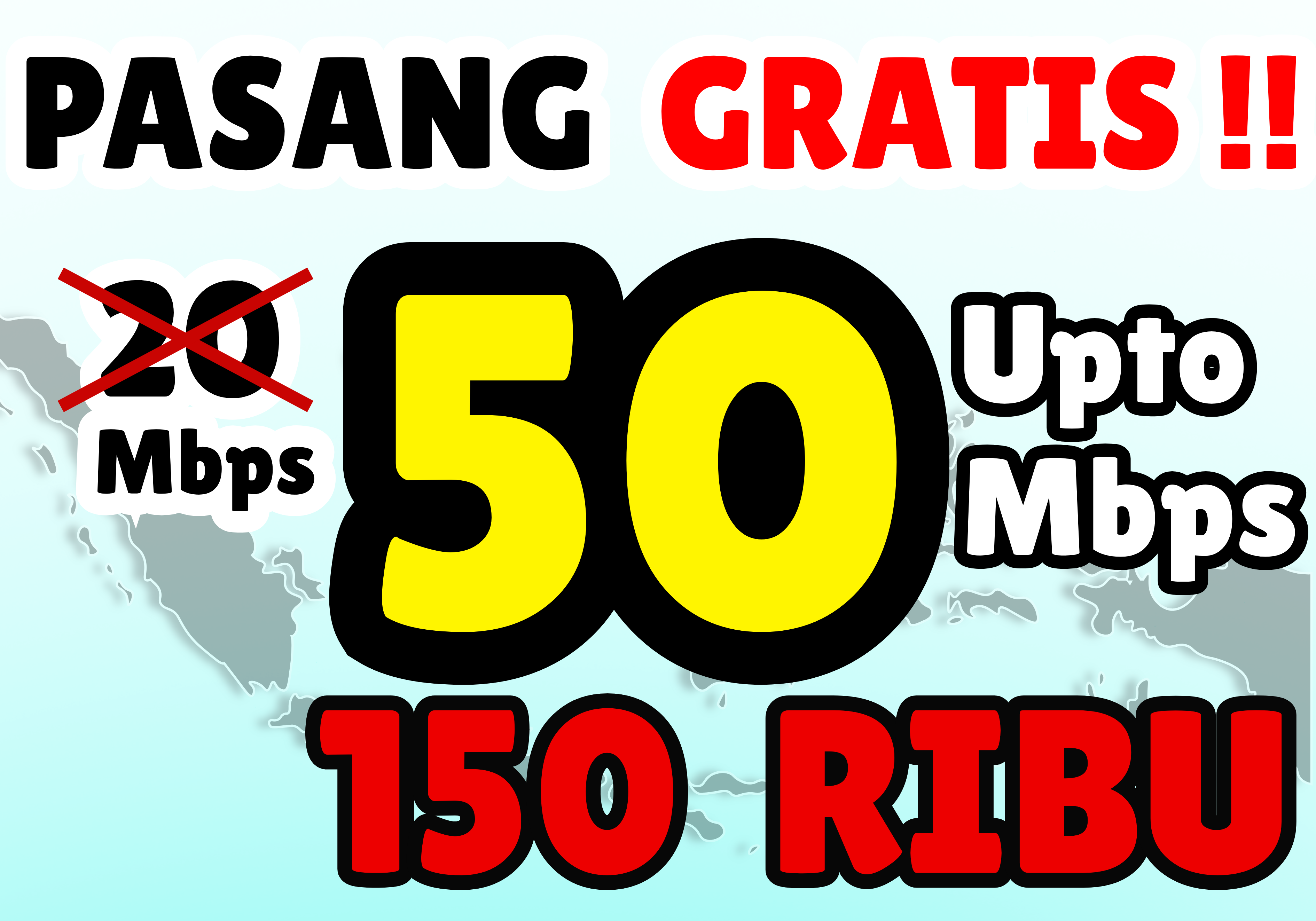 Paket Wuzzz 1 Up to 50 mbps